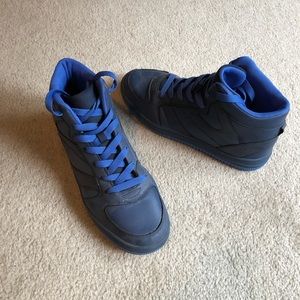 Division - Royal Blue Hi Top Sneakers - Size 10